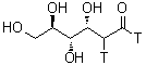 2-Deoxy-D-arabino-hexose-1,2-C-t<sub>2</sub> molecular structure (CAS 77252-38-1)