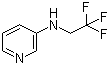 结构式 CAS# 77262-40-9, N-(2,2,2-三氟乙基)吡啶-3-胺