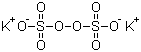 Potassium persulfate molecular structure (CAS 7727-21-1)
