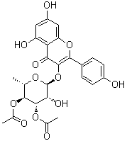 3'',4''-Di-O-acetylafzelin molecular structure (CAS 77307-50-7)
