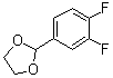 structure of CAS# 773101-62-5, 2-(3,4-Difluorophenyl)-1,3-dioxolane