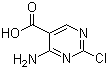 structure of CAS# 773109-69-6, 4-Amino-2-chloropyrimidine-5-carboxylic acid