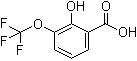 2-Hydroxy-3-(trifluoromethoxy)benzoic acid molecular structure (CAS 773873-50-0)