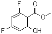 2,4-Difluoro-6-hydroxybenzoic acid methyl ester molecular structure (CAS 773874-16-1)