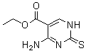 4-氨基-1,2-二氢-2-硫代-5-嘧啶羧酸乙酯分子结构 (CAS 774-07-2)