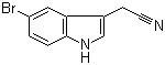 结构式 CAS# 774-14-1, 5-溴吲哚-3-乙腈