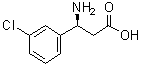 (S)-3-Amino-3-(3-chlorophenyl)propanoic acid molecular structure (CAS 774178-18-6)