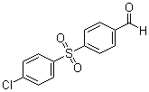 结构式 CAS# 77422-24-3, 4-(4-氯苯基磺酰基)苯甲醛