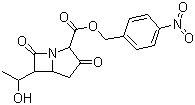 6-(1-Hydroxyethyl)-3,7-dioxo-1-azabicyclo[3.2.0]heptane-2-carboxylic acid (4-nitrophenyl)methyl ester molecular structure (CAS 77449-43-5)
