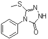 2,4-Dihydro-5-(methylthio)-4-phenyl-3H-1,2,4-triazol-3-one molecular structure (CAS 7746-66-9)