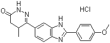 Pimobendan hydrochloride molecular structure (CAS 77469-98-8)
