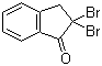 2,2-Dibromo-1-indanone molecular structure (CAS 7749-02-2)