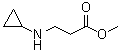 3-环丙基氨基丙酸甲酯分子结构 (CAS 77497-84-8)