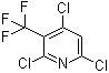 2,4,6-Trichloro-3-(trifluoromethyl)pyridine molecular structure (CAS 77523-62-7)