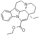 (16alpha)-Eburnamenine-14-carboxylic acid ethyl ester molecular structure (CAS 77549-94-1)