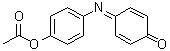 4-[[4-(乙酰氧基)苯基]亚氨基]-2,5-环己二烯-1-酮分子结构 (CAS 7761-80-0)