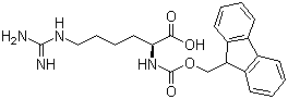 Fmoc-L-homoarginine molecular structure (CAS 776277-76-0)