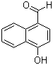4-羟基-1-萘甲醛分子结构 (CAS 7770-45-8)