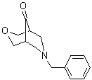 7-Benzyl-3-oxa-7-azabicyclo[3.3.1]nonan-9-one molecular structure (CAS 77716-01-9)