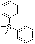 二甲基二苯基硅烷分子结构 (CAS 778-24-5)