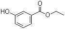 结构式 CAS# 7781-98-8, 3-羟基苯甲酸乙酯; 间羟基苯甲酸乙酯