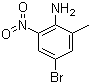 structure of CAS# 77811-44-0, 4-Bromo-2-methyl-6-nitroaniline