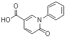 structure of CAS# 77837-08-2, 5-Carboxypirfenidone;6-Oxo-1-phenyl-1,6-dihydropyridine-3-carboxylic acid