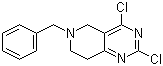 6-Benzyl-2,4-dichloro-5,6,7,8-tetrahydropyrido[4,3-d]pyrimidine molecular structure (CAS 778574-06-4)