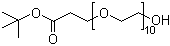 33-Hydroxy-4,7,10,13,16,19,22,25,28,31-decaoxatritriacontanoic acid 1,1-dimethylethyl ester molecular structure (CAS 778596-26-2)