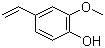 4-Hydroxy-3-methoxystyrene molecular structure (CAS 7786-61-0)
