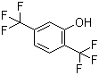 2,5-双(三氟甲基)苯酚分子结构 (CAS 779-88-4)
