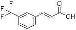3-三氟甲基肉桂酸分子结构 (CAS 779-89-5)