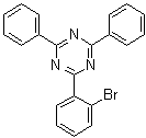 2-(2-Bromophenyl)-4,6-diphenyl-1,3,5-triazine molecular structure (CAS 77989-15-2)
