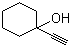 structure of CAS# 78-27-3, 1-Ethynyl-1-cyclohexanol;1-Ethynylcyclohexanol