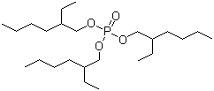 structure of CAS# 78-42-2, Tris(2-ethylhexyl) phosphate;2-Ethylhexanol phosphate triester; Trioctyl phosphate