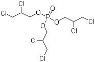 Tris(2,3-dichloropropyl) phosphate molecular structure (CAS 78-43-3)