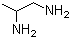 structure of CAS# 78-90-0, 1,2-Diaminopropane;1,2-Propanediamine; Propylenediamine