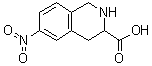 1,2,3,4-Tetrahydro-6-nitro-3-isoquinolinecarboxylic acid molecular structure (CAS 780739-71-1)