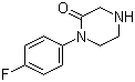 1-(4-Fluorophenyl)-2-piperazinone molecular structure (CAS 780753-89-1)