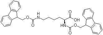 N,N'-Bis-Fmoc-L-lysine molecular structure (CAS 78081-87-5)