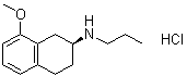 (S)-1,2,3,4-四氢-8-甲氧基-N-丙基-2-萘胺盐酸盐分子结构 (CAS 78095-35-9)