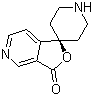 结构式 CAS# 781609-42-5, 螺[呋喃并[3,4-c]吡啶-1(3H),4'-哌啶]-3-酮