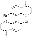 (8R)-7,7'-Dibromo-3,3',4,4'-tetrahydro-8,8'-bi-2H-1,4-benzoxazine molecular structure (CAS 781626-08-2)