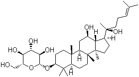 Ginsenoside Rh2 molecular structure (CAS 78214-33-2)
