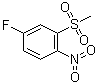 structure of CAS# 78228-02-1, 4-Fluoro-2-(methylsulfonyl)nitrobenzene;4-Fluoro-2-(methylsulfonyl)-1-nitrobenzene