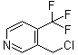 3-(Chloromethyl)-4-(trifluoromethyl)pyridine molecular structure (CAS 782431-54-3)