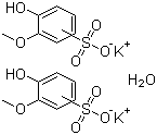 Potassium guaiacolsulfonate hemihydrate molecular structure (CAS 78247-49-1)