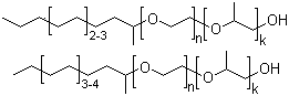 Branched C11-C14 alcohols ethoxylated propoxylated molecular structure (CAS 78330-23-1)