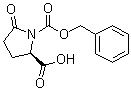 (R)-1-(苄氧羰基)-5-氧代吡咯烷-2-羧酸分子结构 (CAS 78339-57-8)