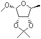 Methyl-5-deoxy-2,3-O-isopropylidene-D-ribofuranoside molecular structure (CAS 78341-97-6)
